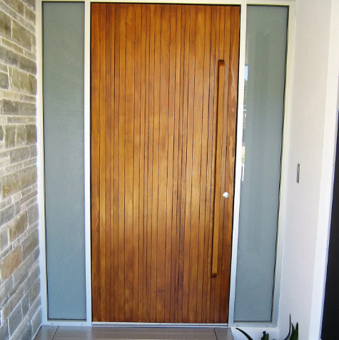 accoya door handle decking