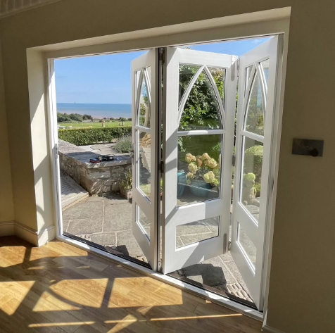 accoya wooden bifold decking